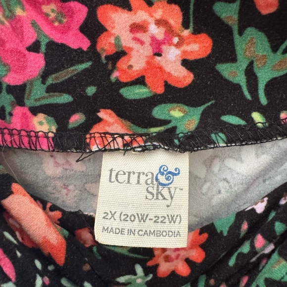 Floral capri leggings - Picture 3 of 3